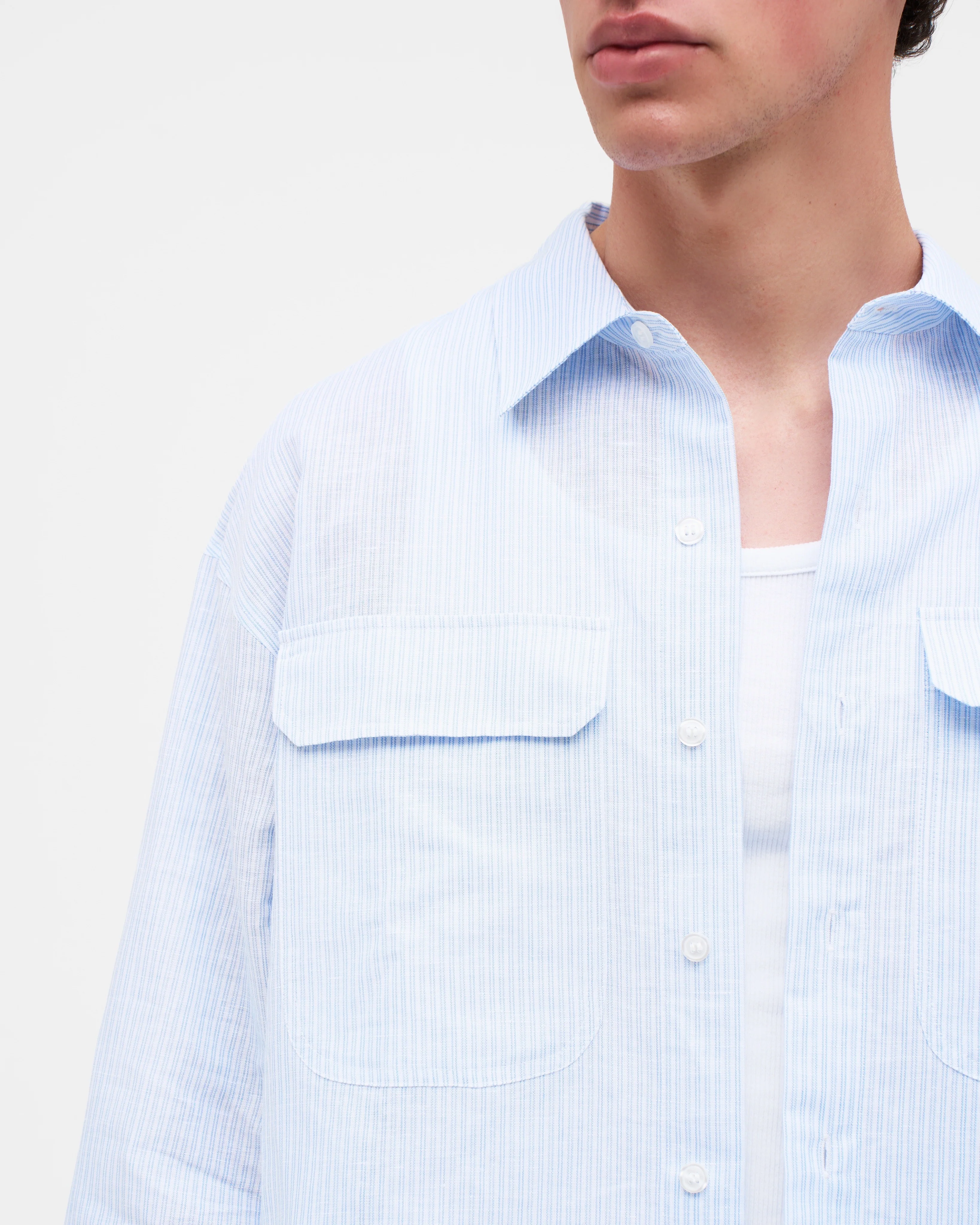BOX LINEN SHIRT - Image 5