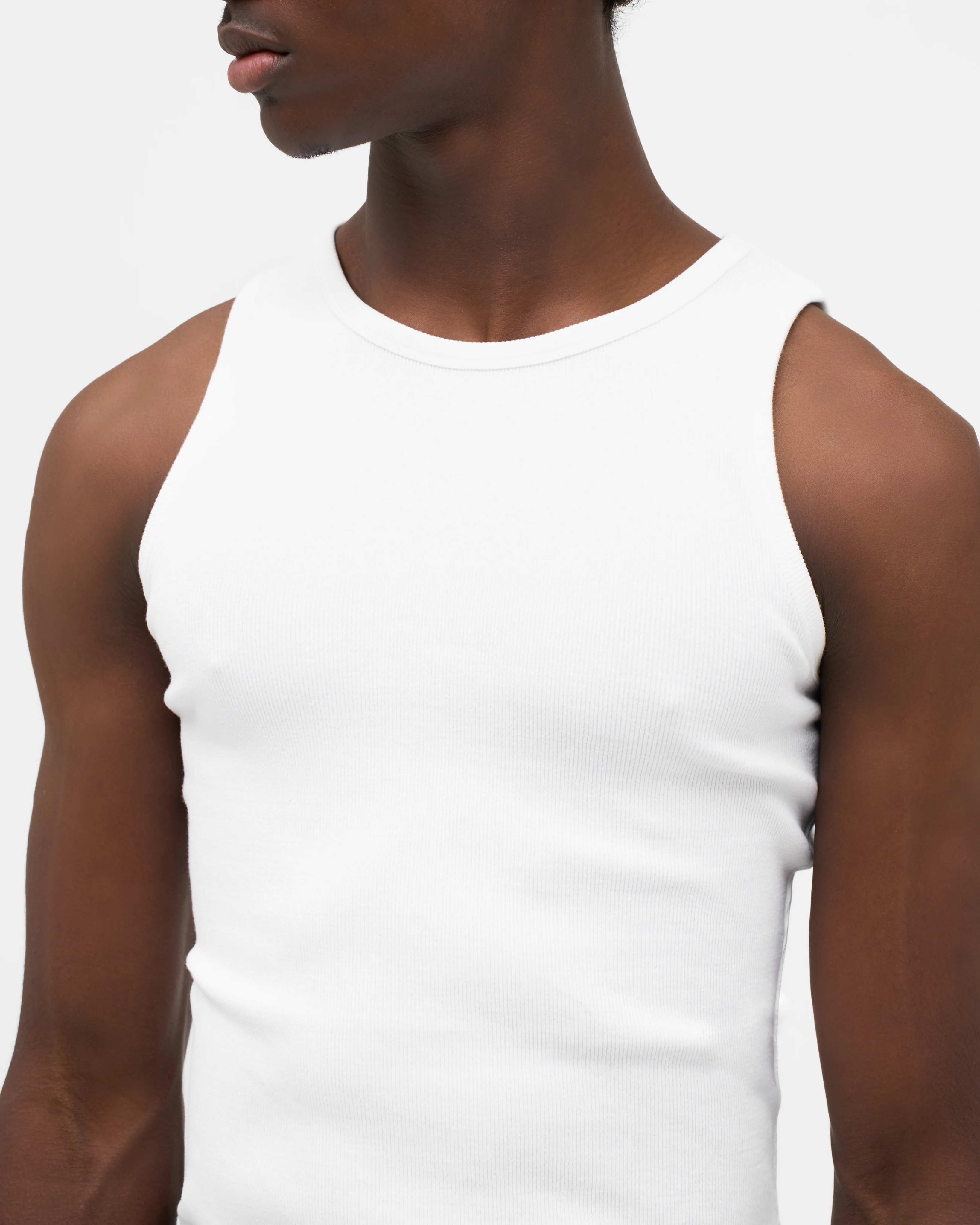 CROP RACER RIB VEST - Image 3